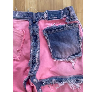 Haute Qualité Designer Violet Jeans Vintage Personnalisé Effet Guidon Denim Pantalon Baggy Bords Bruts Distressed Hommes Jeans Plus La Taille - Product Image 5