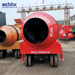 JZM1000 Fixed Hopper Drum <b>Concrete</b> Mixer Drum <b>Concrete</b> Mixer Drum mixer for construction - Product Image 3
