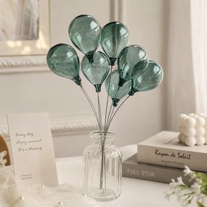 <span class=keywords><strong>Boule</strong></span> en verre coloré creuse, style bulle, décoration romantique DIY pour mariage, fête, vitrine de magasin et cadeau créatif - Product Image 3