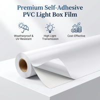 Rollo de Vinilo Adhesivo para Cajas de Luz, Impresión Digital para Publicidad Retroiluminada y Pantallas Iluminadas
