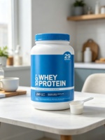 Poudre d'isolat de protéines de lactosérum OEM/ODM, haute teneur en protéines, faible en glucides, absorption rapide, récupération musculaire, croissance, soutien immunitaire pour adultes