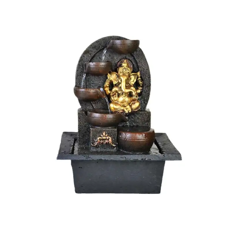 수지 Ganesh 폭포 기능 분수 코끼리 하나님 실내 분수 힌두교 신 분수