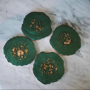 Juego de Posavasos de Resina de Lujo con Gran Resistencia al Calor y Textura Suave, Ideal para Regalos y Uso Personal - Product Image 1