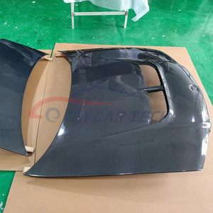 Per <span class=keywords><strong>BMW</strong></span> <span class=keywords><strong>Serie</strong></span> 3 E46 Coupé <span class=keywords><strong>2</strong></span> porte pre-restyling, cofano in fibra di carbonio, presa d'aria per cofano, copertura motore, kit carrozzeria - Product Image 3