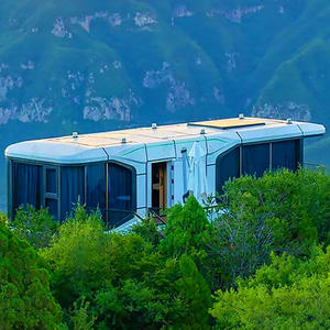 Cabine étoilée, hôtel homestay, luxe sauvage, fenêtre panoramique au sol, maison mobile, maison préfabriquée en conteneur mobile - Product Image 4