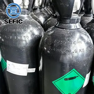 Cilindro de gas de argón y nitrógeno de oxígeno de alta calidad, cilindro de gas de nitrógeno de 40L, recargable,