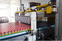 Línea de producción de frutas enlatadas completamente automática con llenado y esterilización automáticos de jarabe de salmuera