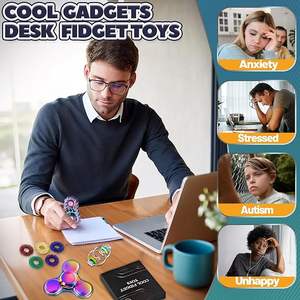 Set de 5 Juguetes Fidget Metálicos Ecológicos con Slider 3 en 1: Deslizadores Suaves y Giros Rápidos para Diversas Necesidades de Fidget (Unisex) - Product Image 5