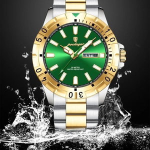 POEDAGAR 959 2024 orologio al quarzo di lusso da uomo uomo orologio luminoso impermeabile orologio orologio in acciaio inossidabile orologio personalizzato - Product Image 4