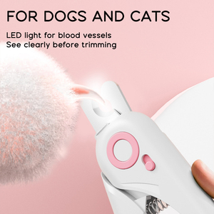 2025 New Design Portable LED <b>Light</b> Pet Nail Clippers Battery-Powered Stainless Steel Clippers <b>for</b> <b>Dogs</b> and Cats - Product Image 6