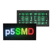 Panel LED P5 para Exteriores, Pantalla de Video a Todo Color 4K, Módulo HUB75, IP65 Impermeable, Gráficos de Animación OEM para Publicidad Digital