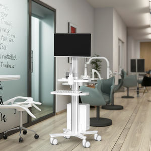 Chariot médical d'hôpital personnalisé par MTO-1 support mobile de moniteur de chariot de soins dentaires de conception moderne en plastique ABS pour l'usage de clinique - Product Image 5