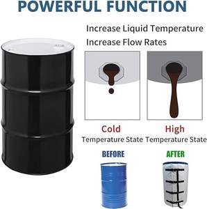Kit de Calentador de Tambor de Doble Barril de Alta Potencia 2000W, Manta Térmica para Tambores de 55 Galones con Termostato Ajustable de 0-190 °C - Product Image 4