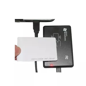Goedkopere Usb Interface 125Khz Em Id Card Reader Mini Usb Kaart Skimmer Usb Virtuele Toetsenbord Smart Card Desktop Reader