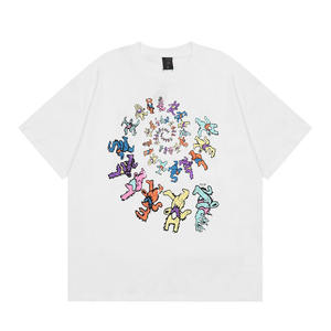 T-shirt vintage surdimensionné pour homme avec logo personnalisé, motif de voiture en flamme, T-shirt de l'album Post Malone Austin - Product Image 3