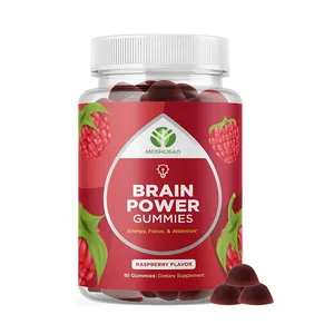 Vitamin B12 Nootropic beyin güçlendirici Gummies şeker ücretsiz beyin sakızlı odak ve bellek