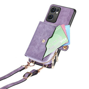 เคสกระเป๋าเงินใส่บัตรสำหรับ OPPO <span class=keywords><strong>Reno</strong></span> 7/<span class=keywords><strong>Reno</strong></span> <span class=keywords><strong>8</strong></span>/<span class=keywords><strong>Reno</strong></span> 9สำหรับ realme 10 Pro PLUS เคสหนังสายคล้องมัลติฟังก์ชั่นสำหรับผู้หญิง - Product Image 1