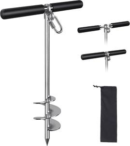 17 \ "26 \" 36 \ "Tornillo de anclaje de arena para barco <span class=keywords><strong>Kayak</strong></span> Pontoon Ski TET Anchors-Ancla DE PLAYA DE ACERO INOXIDABLE - Product Image 1