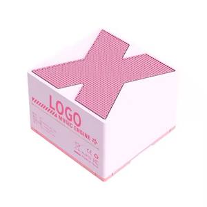 Cadeau promotionnel X1 Cube Mini boîte à musique, haut-parleur sans fil pour la maison, fête, son surround stéréo, caisson de basses, haut-parleur TWS coloré - Product Image 3