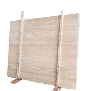 High Quality Ivory Travertine Slab Beige Travertine Marble For Decoration