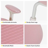 Chaise d'étude ergonomique pour enfants en gros avec dossier réglable et accoudoirs rotatifs pour projets de mobilier d'apprentissage pour enfants