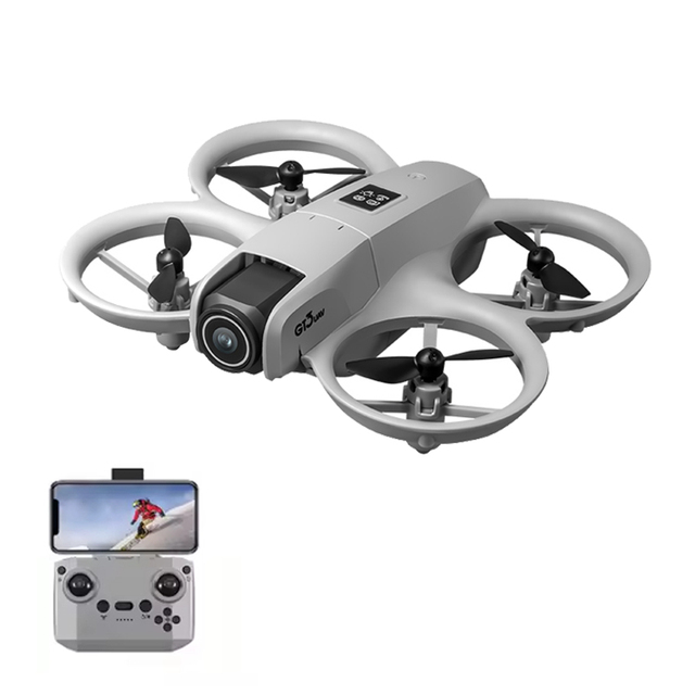 professional Mini 4k Dual camera  Drone Obstacle Avoidance FPV gps LED Light Optical  long range portable quadcopter Toys