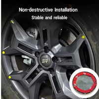 Couvertures de moyeu de roue de voiture de sport en acier inoxydable Jetour Traveller T2 et accessoires extérieurs de couverture centrale avec installation facile