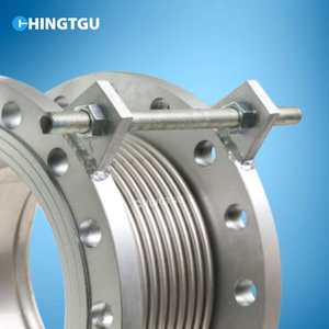 Acier inoxydable ondulé flexible de joint de dilatation de vapeur à hautes températures avec l'extrémité de bride - Product Image 6