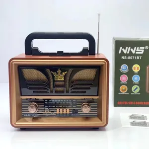 NNS NS-8071BT Vofull GÜNEŞ PANELI akülü ışık radyo meşale çok fonksiyonlu radyo açık yaşlı acil radyo