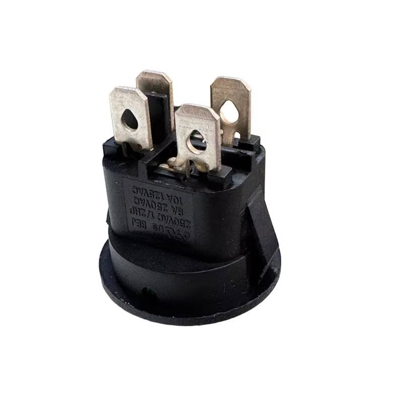 Bulk Supply Price DPST Rocker Switches ON-OFF Green Button with Green Light Indicator 4 Pins125VAC Power Control Switch