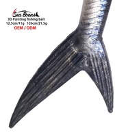 Leurre de pêche en eau salée phosphorescent pour la pêche à la traîne du thon et du maquereau, 12,5 cm 11g, 16 cm 21,5g, Leurre souple bionique en forme de poisson volant