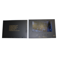 Vente en gros de nouveaux produits technologiques matériel UV noir brochure vidéo écran lcd 7 pouces motion vide o book