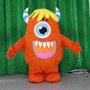 Costume gonflable intégral de monstre poilu pour adulte de 2 m, tenue de personnage animal pour la scène et le cosplay - Product Image 5