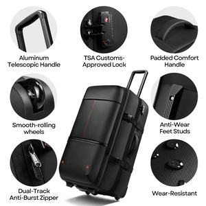 <span class=keywords><strong>Bolsa</strong></span> <span class=keywords><strong>de</strong></span> Viaje Expandible con Ruedas <span class=keywords><strong>de</strong></span> Gran Capacidad y Diseño Nuevo 2026, con Múltiples Compartimentos <span class=keywords><strong>de</strong></span> Almacenamiento, Resistente al Agua, <span class=keywords><strong>para</strong></span> Hombres y Mujeres - Product Image 3