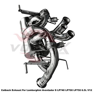ระบบท่อไอเสียแบบวาล์ว Vortex SS304 สำหรับ Lamborghini Aventador S LP740 LP700 LP750 6.5L V12 แบบติดตั้งได้โดยตรง - Product Image 4