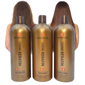 Professional Salon Brazilian Keratin Hair Straightening Cream Damage Repaired Hair Care 1000ml Protein Keratin Treatment