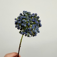 Nordic-style Artificial Fruit,single-stem Hydrangea Fruit,hydrangea Flower Buds,home Dining Table Small Floral Decoration