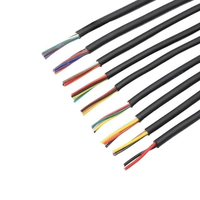 AWM UL2464 kabel Data USB fleksibel, kawat listrik Multi Core 2 Core 4 Core PVC untuk berbagai aplikasi