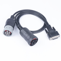 Cable Divisor VGA DB15 a 6 Pines J1708 y 9 Pines J1939 en Y, Personalizado, Duradero, para Camiones de Trabajo Pesado, Venta al por Mayor