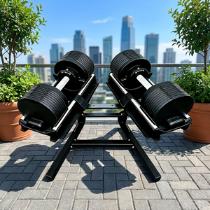 Customized logo and Packaging <strong>Adjustable</strong> Dumbbells <strong>40kg</strong>, 32kg, 24kg Fitness Equipment Weight Training <strong>Dumbell</strong> - Product Image 1