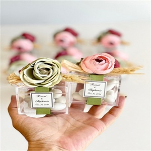 Yageli Custom Single Clear Acrylic Wedding Candy Display Box with Custom Color Size & Logo <b>Model</b> YGL-689 for Parties - Product Image 3