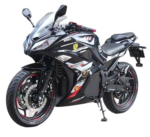 2024 Factory Best Sale Ninja 250kg Loading 80-150km/h Chopper Electric Motorcycles for Adults