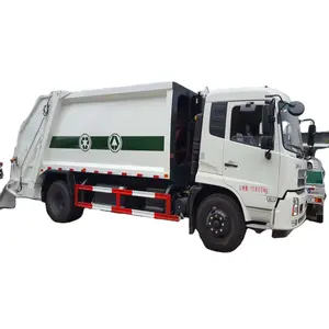 dongfeng shacman isuzu howo 8 cubic meters 4x2 dump garbage compactor truck waste bin truck