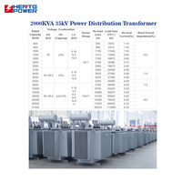 Transformador Elevador de Tensión 1250kVA 15KV, Probado en Fábrica, Sumergido en Aceite, para Redes de Distribución de Energía en África y Electrificación de Áreas Remotas