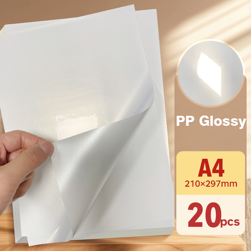 A4 PP brillant pour jet d'encre