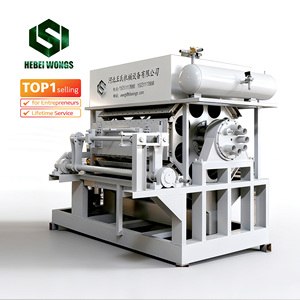 WONGS uovo vassoio macchina piccola impronta polpa sistema di stampaggio fabbrica progettato per la produzione salvaspazio - Product Image 1