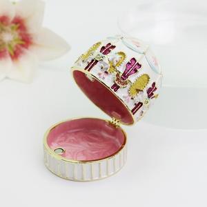 Boîte de rangement vintage et décorative en forme de <span class=keywords><strong>yourte</strong></span> mongole moderne en émail fait main, <span class=keywords><strong>petite</strong></span> et rectangulaire, pour cadeaux et bibelots - Product Image 3