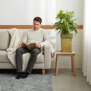 Grand pot de fleurs carré en céramique émaillée, durable, écologique, moderne et classique, pour jardinage domestique, vente en gros - Product Image 2