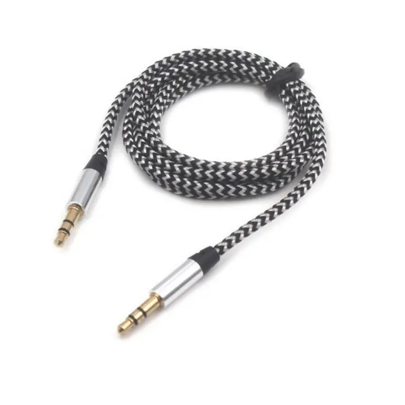 Cable de Audio estéreo, venta al por mayor, macho a macho, Jak, 3,5mm
