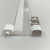 Kit SKD pour vitrine réfrigérée : Boîtier LED semi-démontable à haute luminosité avec couvercle en PC